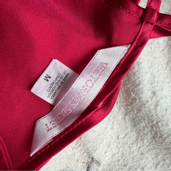 Victoria's Secret Red Satin Chemise - Picture 3 of 3